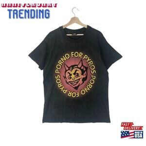 90S Porno For Pyros Devil Tee Alternative Rock Band Formed In Los Angeles